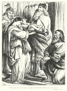 Die Präsentation von Samuel (Gravur) von Henry Courtney (after) Selous