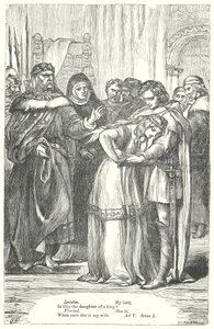Das Wintermärchen (Gravur) von Henry Courtney (after) Selous
