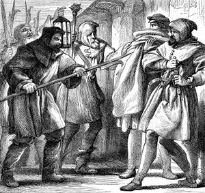 Szene aus Shakespeares Viel Lärm um nichts, 1870