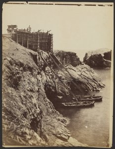 Ladestellen für die Leichter mit Guano, Chincha-Inseln von Henry DeWitt Moulton