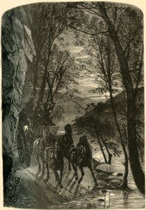 Der Sprung der Liebenden - Annäherung bei Nacht, 1872 von Henry Duff Linton