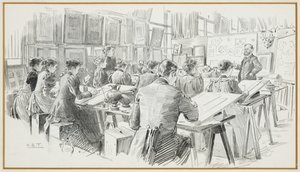 Entwurfsraum, Städtische Kunstschule von Henry Edward Tidmarsh
