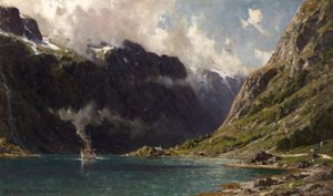 Naeroyfjord, Norwegen, 1902