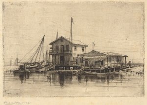 Am Bach, Long Island von Henry Farrer