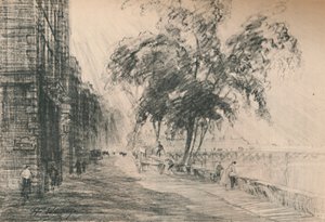 Von allen Straßen von Paris ist die Seine die interessanteste, ca. 1927 von Henry Franks Waring