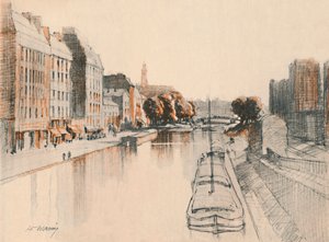 Der Canal St. Martin, ca. 1927, 1927