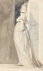 Rückansicht einer stehenden Frau, genannt Mrs. Fuseli von Johann Heinrich Füssli