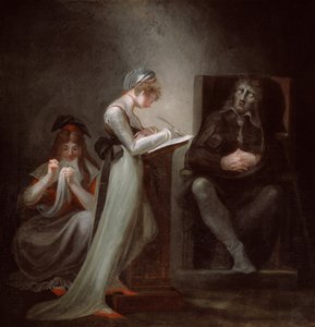 Milton diktiert seiner Tochter, 1794 von Johann Heinrich Füssli