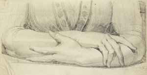Studie von behandschuhten Armen einer Frau, 1798