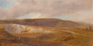 Eine Kreidegrube auf den Downs, nahe Eastbourne, 1871, 1935