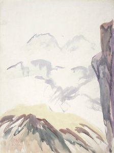 Bergstudie von Henry George Keller