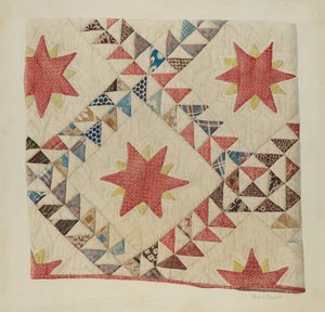 Quilt (Stern und Dreieck) von Henry Granet