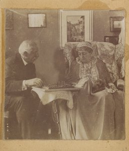 Hardinge Hay Cameron und Lady Dalrymple spielen Schach