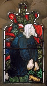 Alnwick, St Michael und St Paul, James Powell & Sons, Henry Holiday, Moses und der brennende Dornbusch