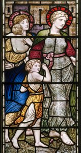 Buckland, St. Maria, Die Barcote-Kapelle, Nächstenliebe, 1889 von Henry Holiday