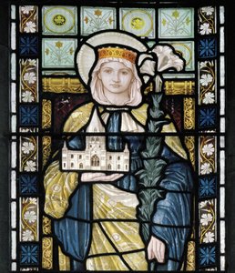 St. Frideswide, ca. 1872 (Buntglas)