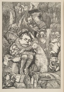 Der Biber brachte Papier, Mappe und Stifte