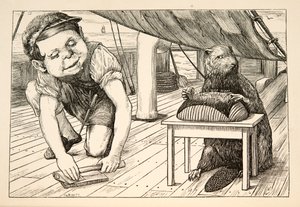 Der Biber schaute immer in die entgegengesetzte Richtung, veröffentlicht 1876 von Henry Holiday