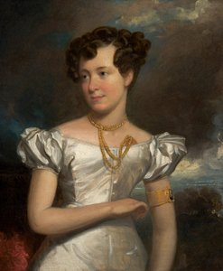 Porträt von Clara Fisher von Henry Inman