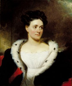 Porträt von Mrs. James W. Wallack von Henry Inman