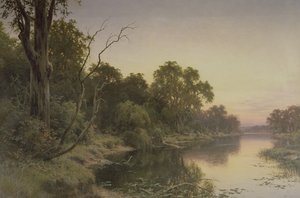 Ein Seitenarm des Murray River von Henry James Johnstone