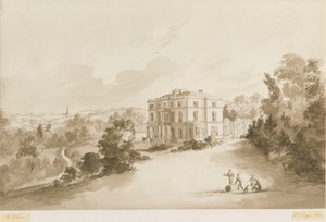 Sedgley - The Ellowes: Sepia-Waschzeichnung