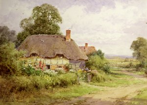 Hüttenszene von Henry John Sylvester Stannard