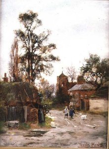 Auf dem Weg ins Dorf