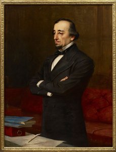 Realismus: Porträt von Benjamin Disraeli von Henry Jr. Weigall