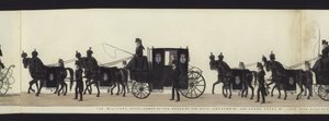 Teil der Panoramansicht des gesamten Trauerzugs von Arthur, Herzog von Wellington