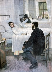 Besuchstag im Krankenhaus, 1893