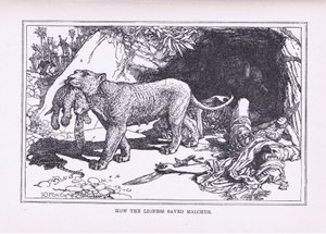 Wie die Löwin Malcus rettete, 1912