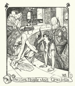 Die Meeresleute besuchen Graziella (Gravur) von Henry Justice Ford