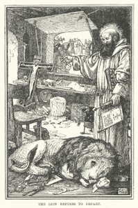 Der Löwe weigert sich zu gehen von Henry Justice Ford
