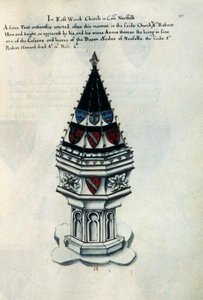 Das von Sir Robert Howard errichtete Taufbecken von Henry Lilly