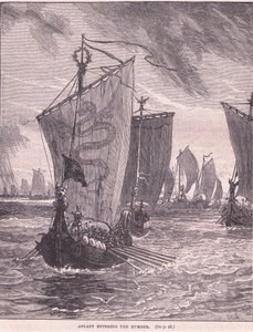 Anlaf betritt den Humber, 937 n. Chr.