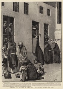 Die Hungrigen füttern, eine Szene in einem Provinzgefängnis in Ägypten von Henry Marriott Paget