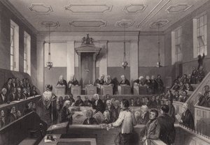 Zentrales Strafgericht, Old Bailey, London von Henry Melville