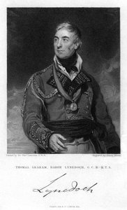 Porträt von Thomas Graham, 1. Baron Lynedoch, schottischer Politiker und Soldat, 1831 von Henry Meyer