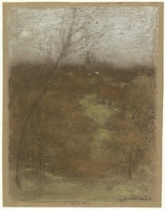 Ansicht eines Tals mit einem Bach von Henry Muhrmann