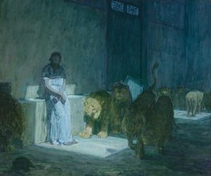Daniel in der Löwengrube von Henry Ossawa Tanner