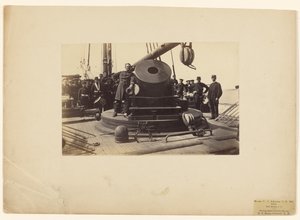 Mörser auf der U.S. Schoner C.P. Williams, Port Royal, S.C. von Henry P. Moore