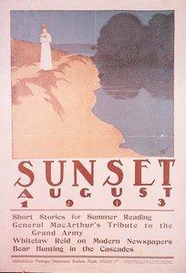 Titelbild für Sunset-Magazin, August 1903