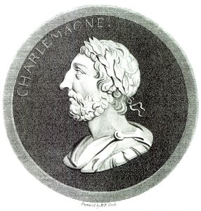 Porträt von Karl dem Großen, aus 