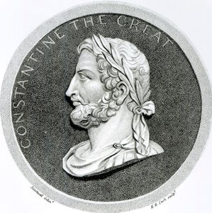 Porträt von Konstantin dem Großen, aus 