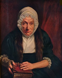 Porträt der ehrenwerten Mrs. Bushell, um 17. Jahrhundert von Henry Raeburn