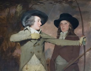 Die Bogenschützen, um 1789-90 von Henry Raeburn