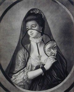Die entlarvte Nonne, graviert von Carington Bowles