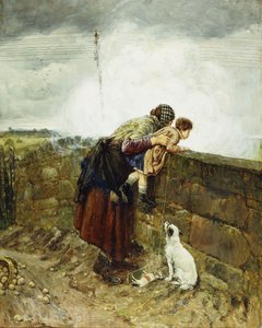 Den Dampfzug beobachten von Henry Robert Robertson
