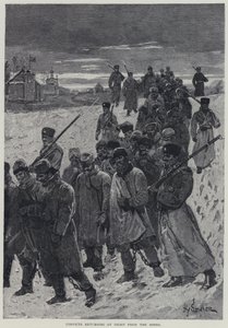Kara, Sträflinge kehren nachts aus den Minen zurück von Henry Sandham